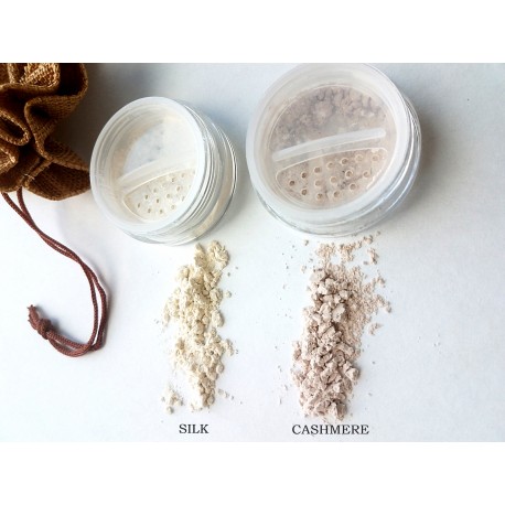 Face Powder Setting Finishing Veil Vegan Plant Clay Based Translucent 100% Natural Sensitive Skin Acne Oil Control