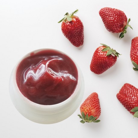 Strawberry Lip Butter Vegan Plant Based Natural Lip Balm No Mica No Oxides